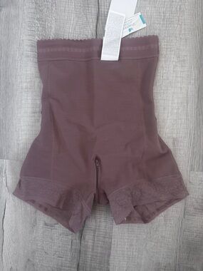 NWT Delié by Fajas 09226 Colombian Shapewear Short High Compression Cocoa Size M